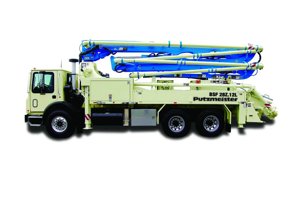 Concrete pump Boom pump 28 to 32 m — photo of a Putzmeister 28Z