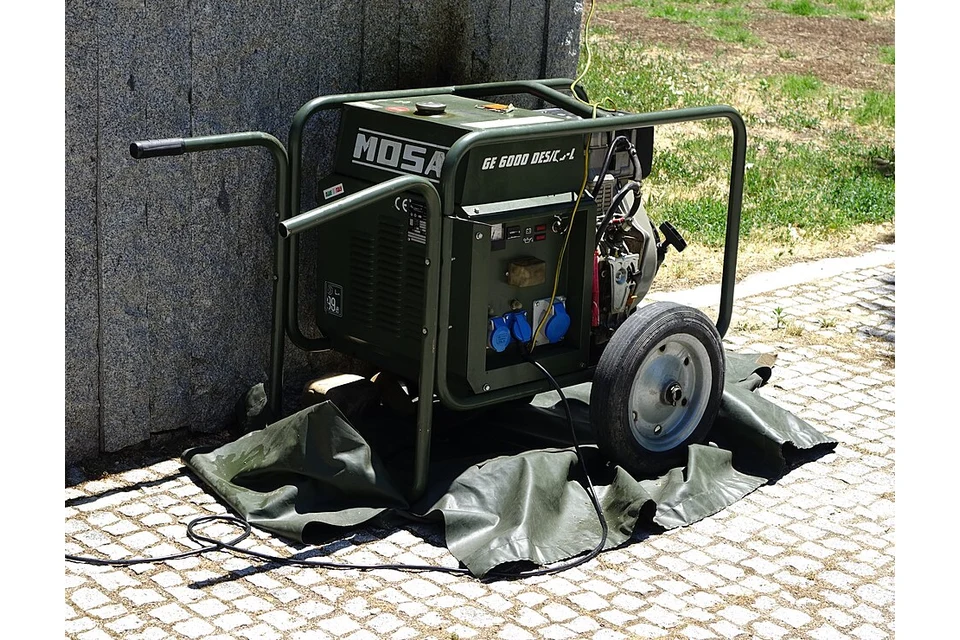 Portable generator 6 kVA — photo of a MOSA GE6000 DES/GS-L