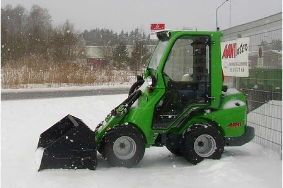 Compact wheel loader, example machine