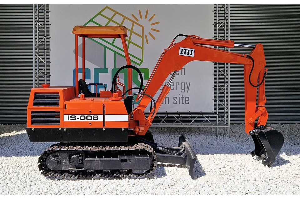 Micro digger, example machine