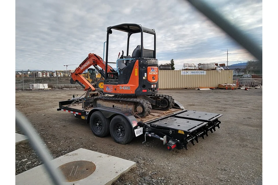 Plant trailer, example machine